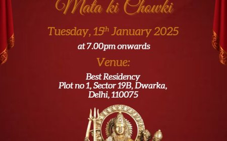 Free Mata Ki Chowki Card Design Tool Online for All Events